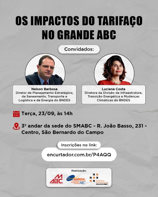 Grande ABC recebe diretores do BNDES para discutir impactos do tarifaço na região