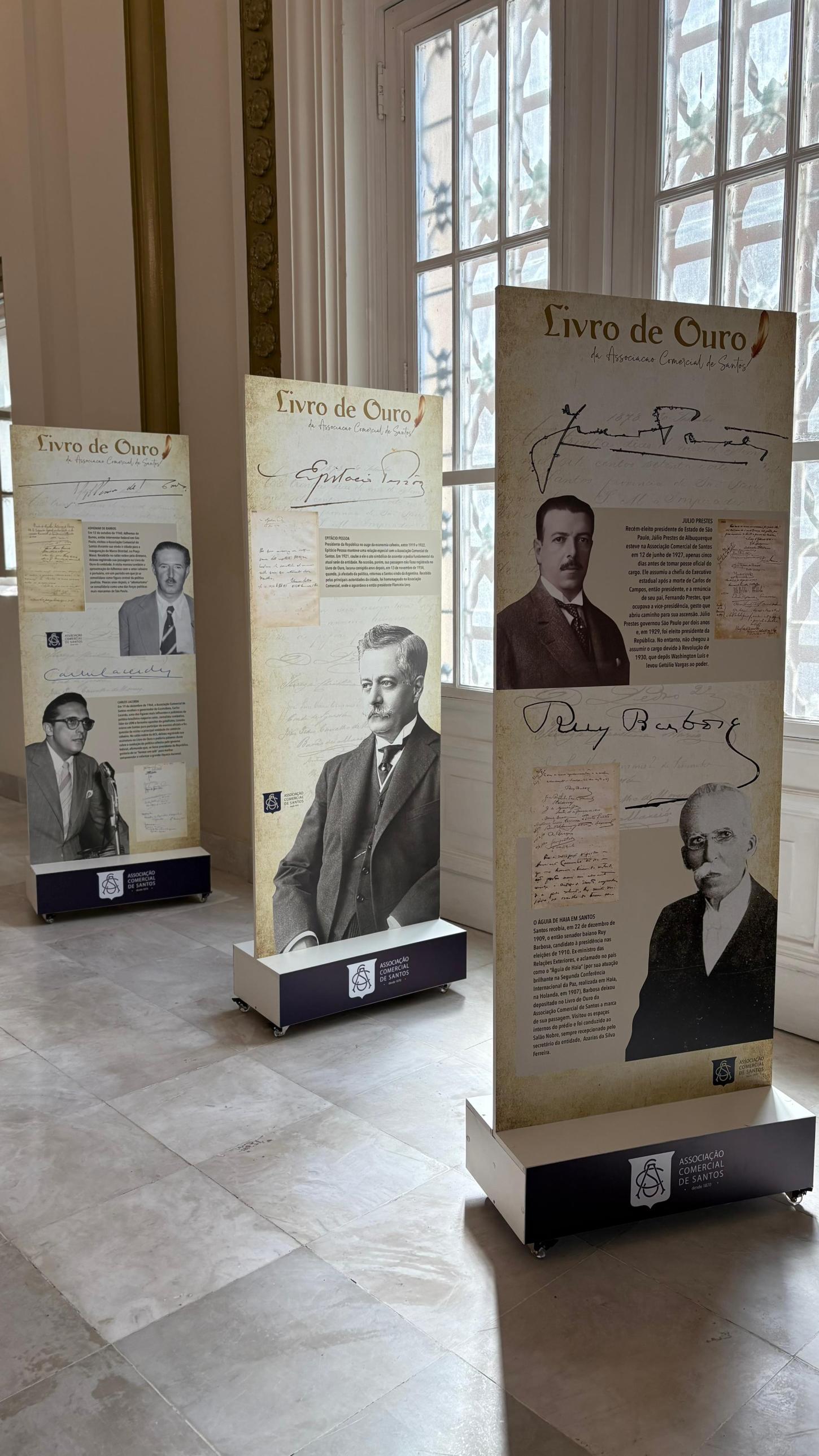 Mostra 150 anos do Livro de Ouro | Foto: Divulgação