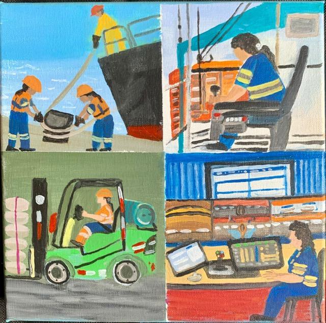 "Trabalhadoras e Trabalhadores", de Dulce Martins