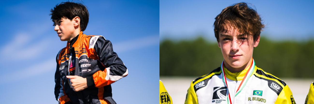 Irmãos Busato chegam às finais Academy Trophy e Copa do Mundo de Kart na Itália