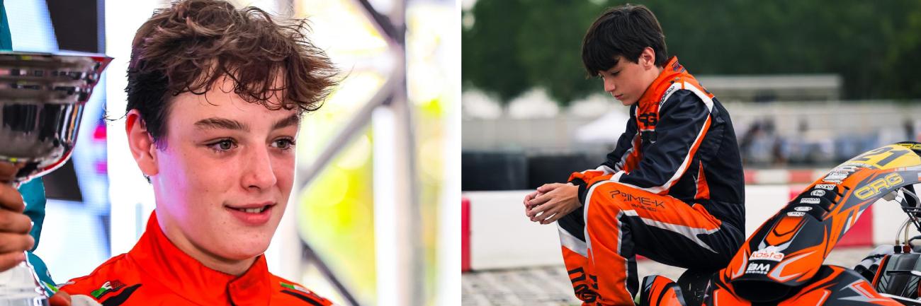 Irmãos Busato se dividem entre São Paulo e Itália em fim de semana de atividades no kart