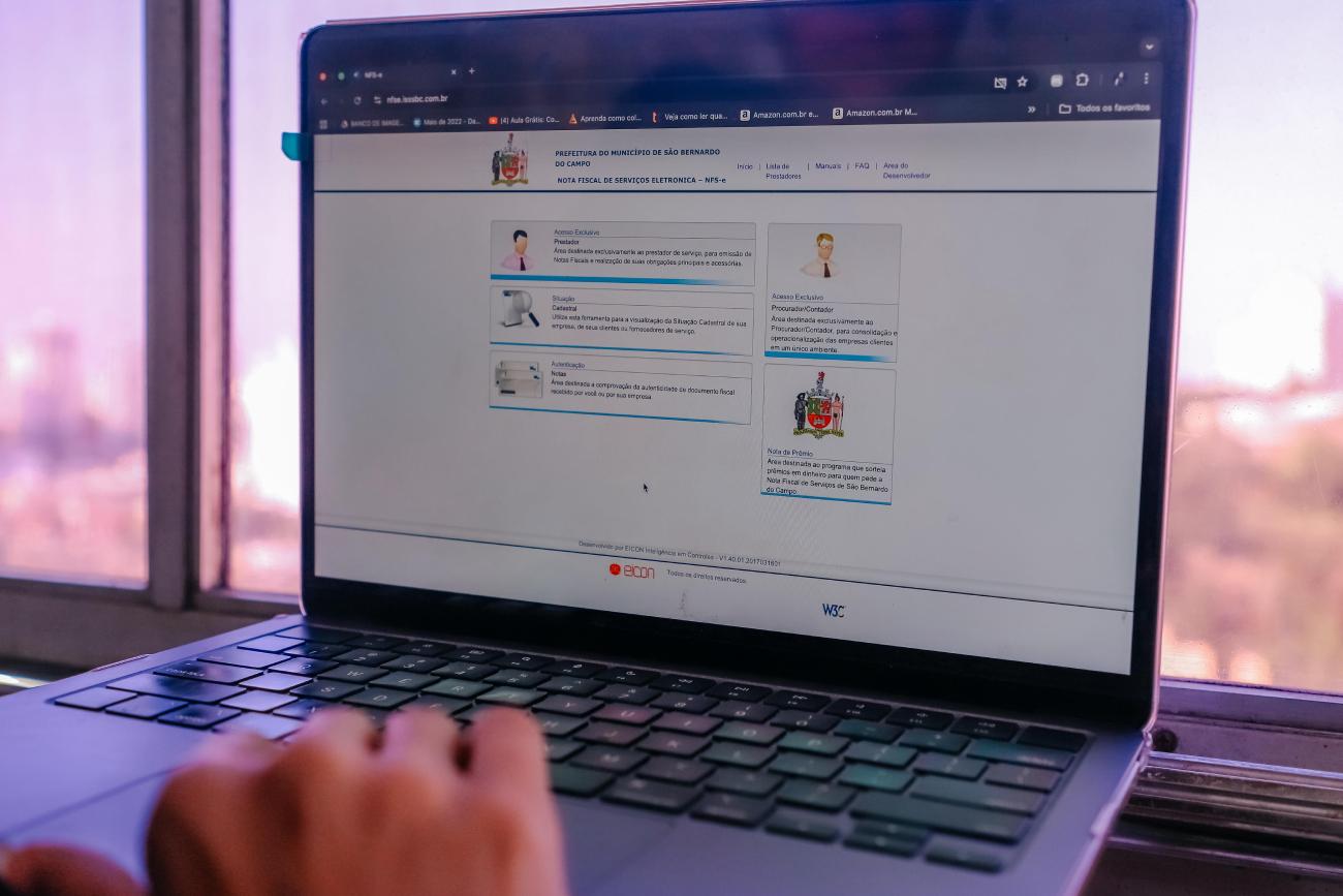 São Bernardo adere ao sistema nacional da Nota Fiscal de Serviços Eletrônica (NFS-e)