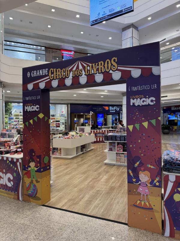 Shopping ABC recebe a Feira do Livro - O Grande Circo dos Livros