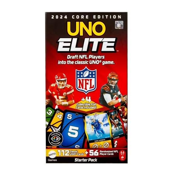 UNO® marca touchdown com UNO Elite™ NFL, novo baralho colecionável premium inspirado no futebol americano