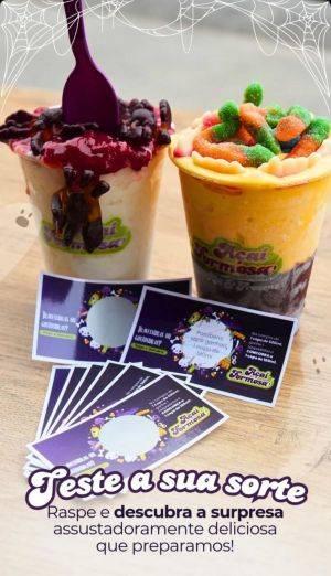 Açaí Formosa entra no clima de Halloween com prêmios e desafio nas redes sociais