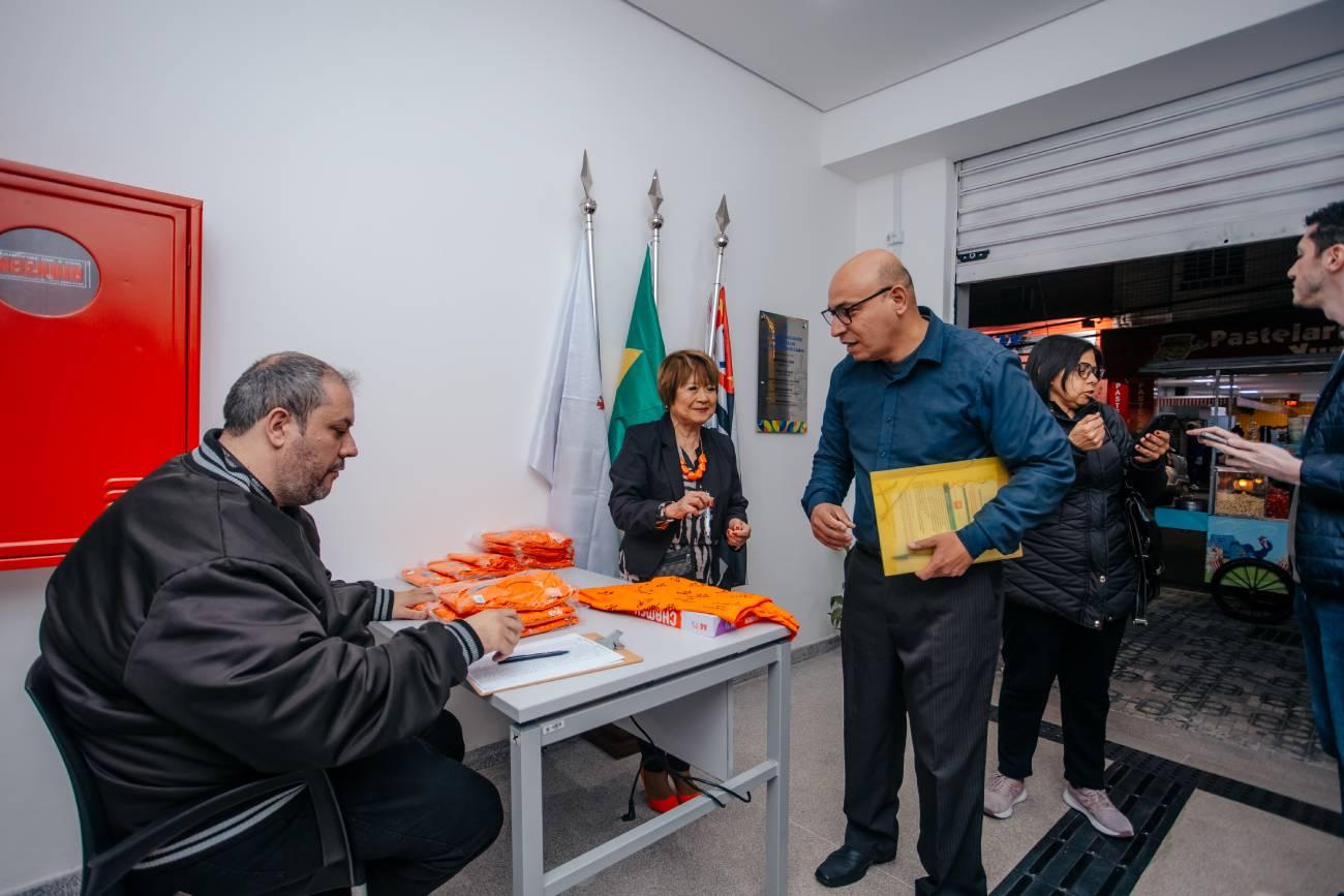 Alunos do Programa Faculdade Municipal São Bernardo se movimentam para divulgar o vestibular 2026