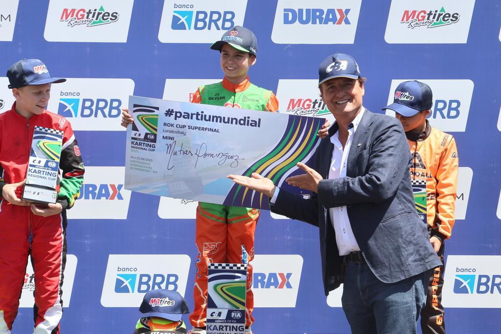 Brasil terá nove kartistas na Itália. Campeão da Regional Cup, Matias Dominguez será o representante da Academia CBA