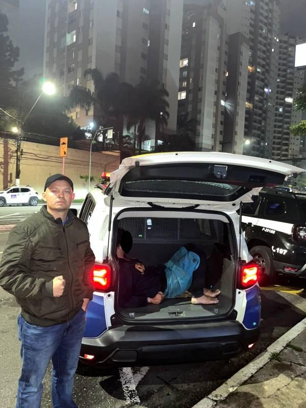 Com apoio do videomonitoramento, GCM de São Bernardo impede fuga e prende suspeito de agredir e roubar mulher