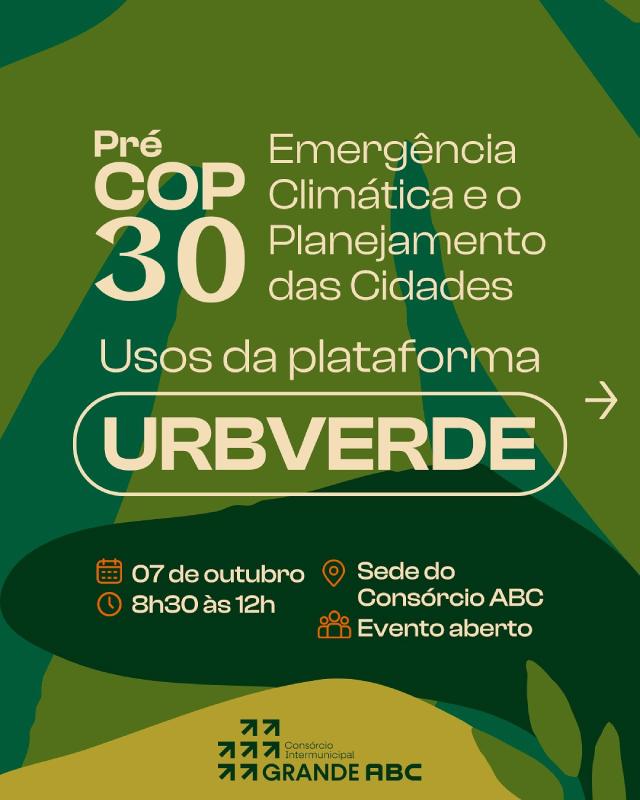 Consórcio ABC promove evento sobre emergência climática e planejamento urbano
