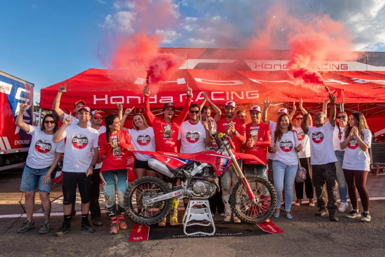 Em Patrocínio (MG), Honda Racing conquista cinco títulos brasileiros de Enduro