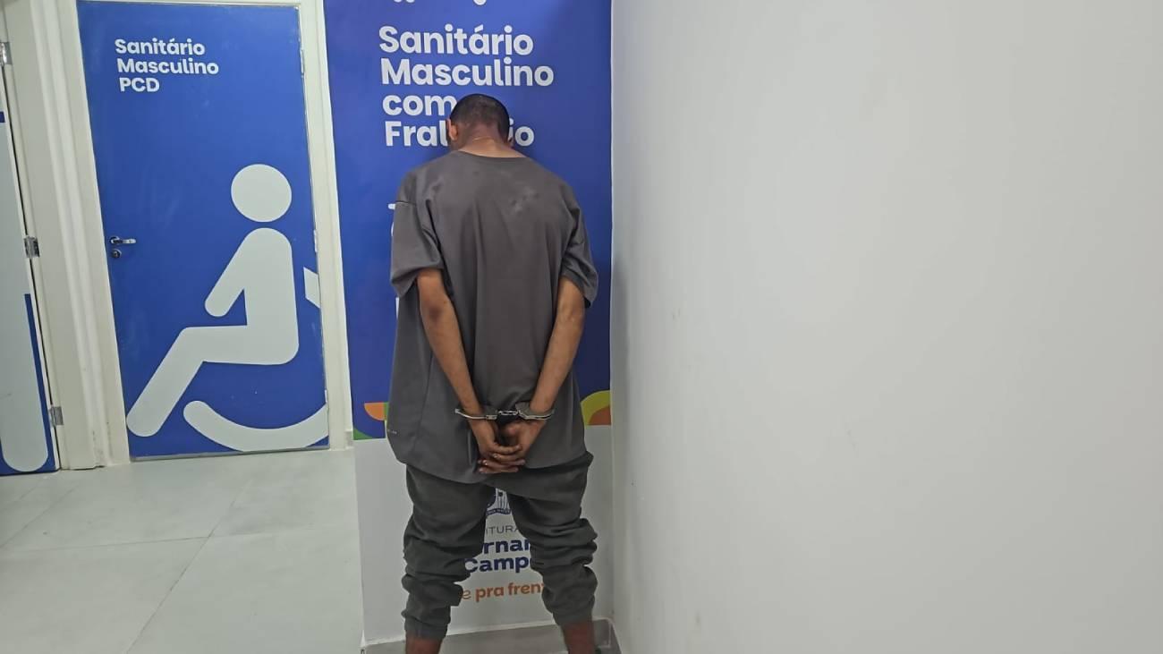 Em São Bernardo, GCM prende homem em flagrante por furto de torneiras em banheiro público da Esplanada do Paço Municipal