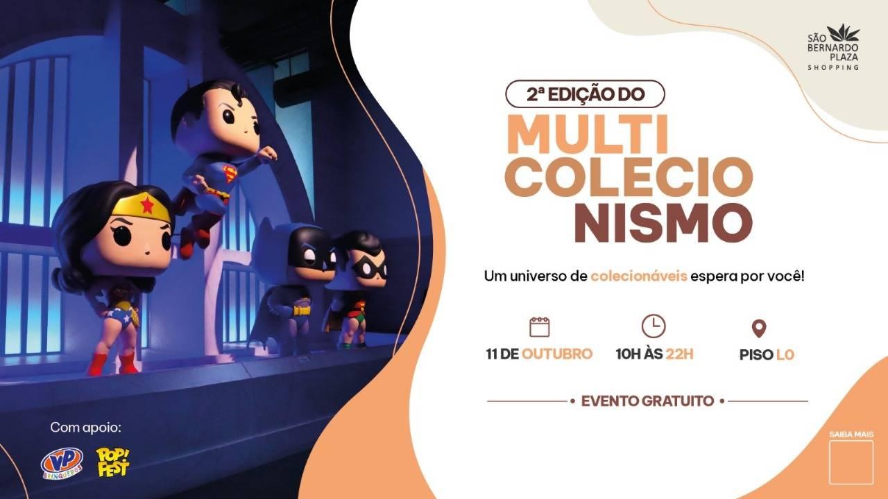 Encontro de Multicolecionismo: segunda edição acontece no São Bernardo Plaza, no dia 11 de outubro