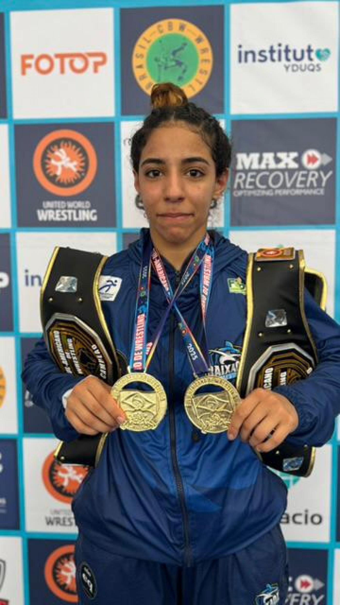 Equipe santista de wrestling garante sete medalhas no Sul-Americano