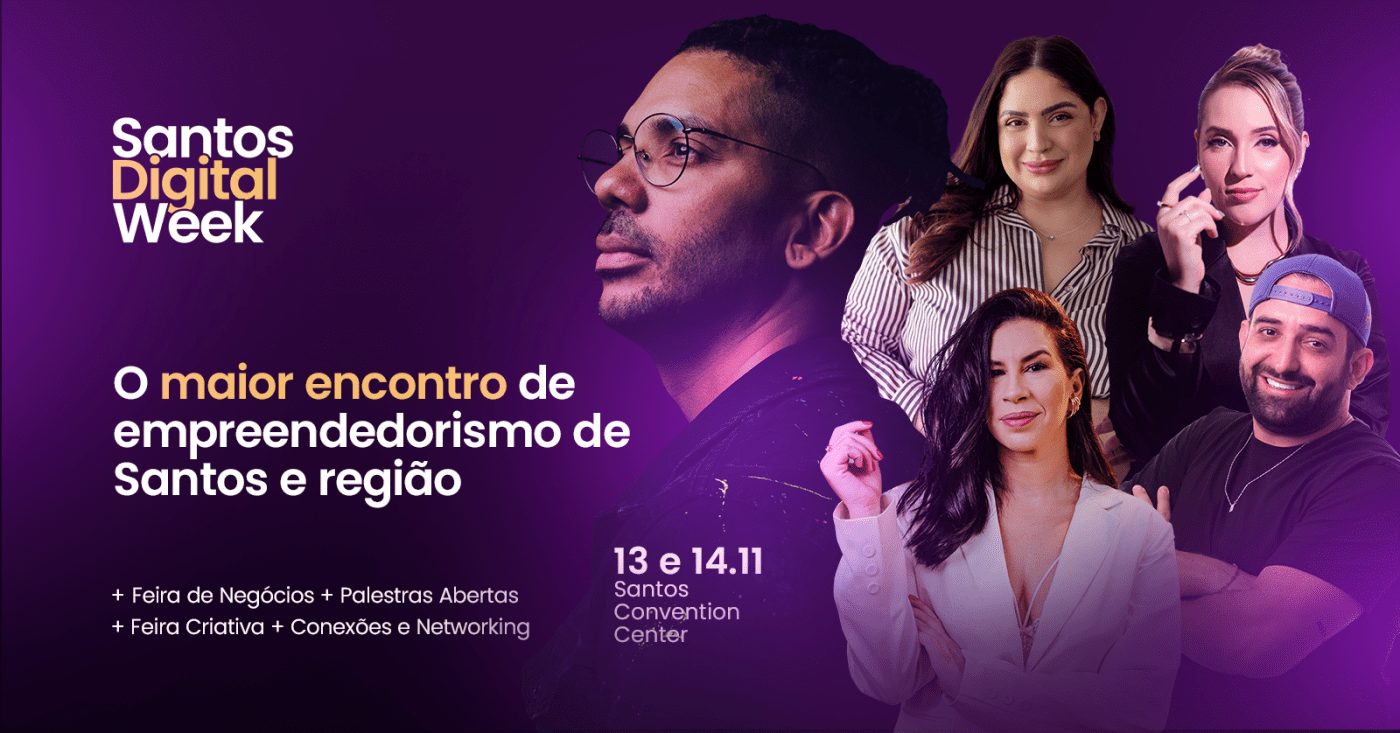 'Feito em Santos' tem vagas gratuitas para feira criativa no maior evento de tecnologia e inovação da Cidade