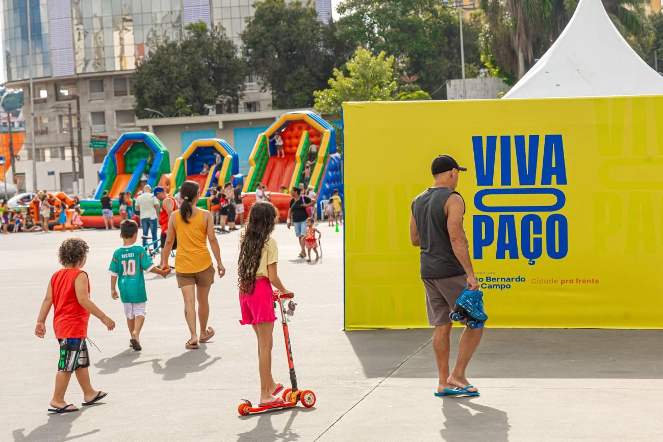 Fim de semana das crianças, em São Bernardo, terá atrações gratuitas no 'Viva o Paço' e 'Viva SBC'