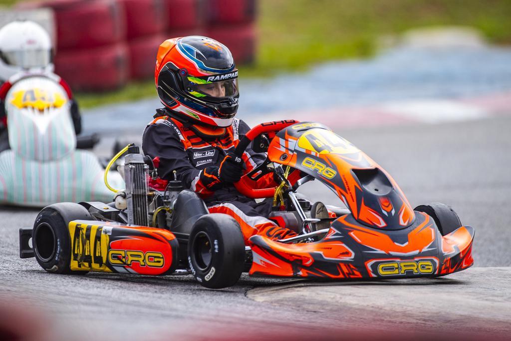 Gael Rampazzo inicia disputa pelo título Brasileiro da Rotax Mini Max na Granja Viana