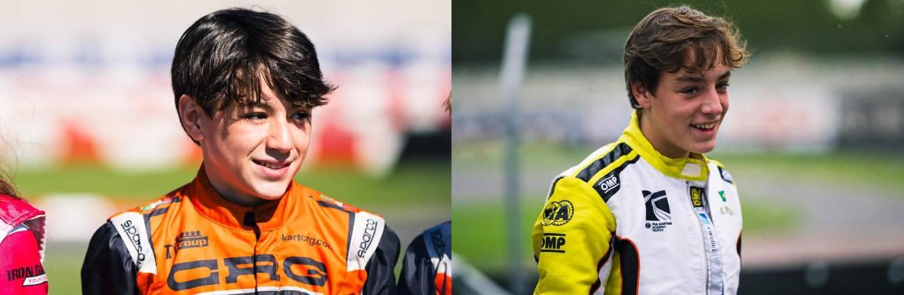 Irmãos Busato voltam da Europa para sequência decisiva da temporada no kart