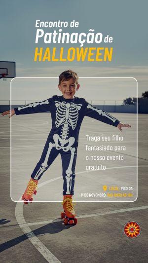 Outlet Premium Imigrantes promove encontro de patinação especial de Halloween