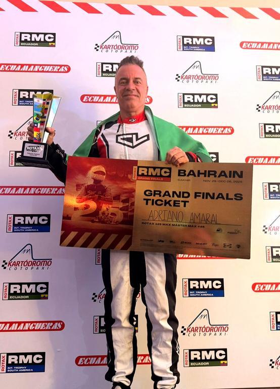 Adriano Amaral conquistou título sul-americano e brasileiro em duas semanas inesquecíveis