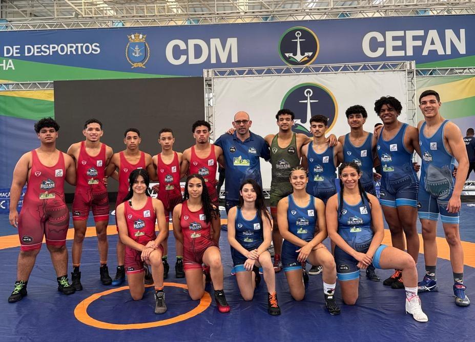 Equipe santista de Wrestling garante nove medalhas em competições no Rio de Janeiro