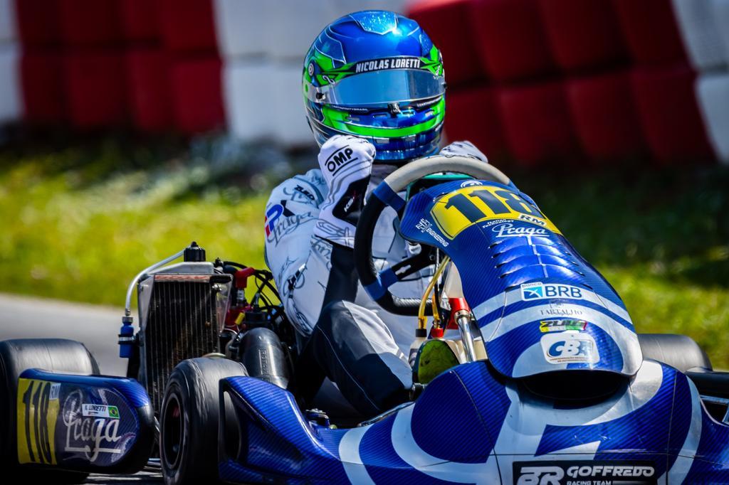 Nicollas Loretti dominou e chegou ao título no Campeonato Brasileiro de Kart Rotax com 100% de aproveitamento