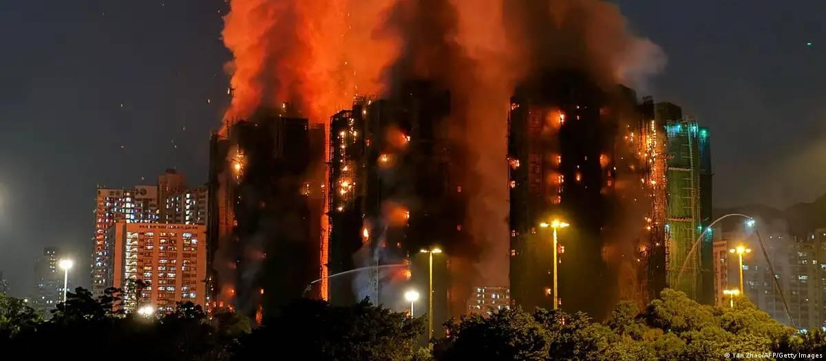 Número de mortos em incêndio em Hong Kong chega a 128