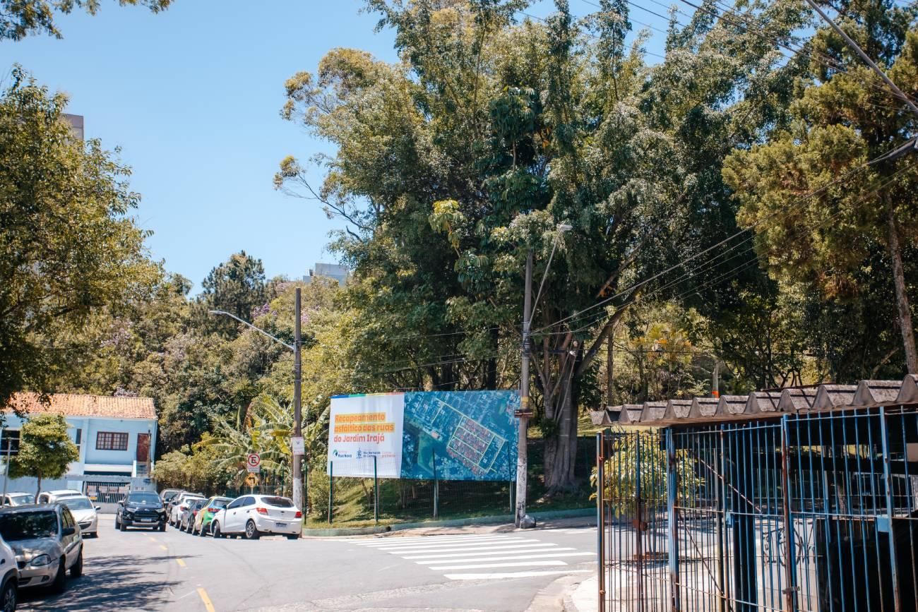 São Bernardo inicia novo pacote de obras no Jardim Irajá com rede de água, pavimentação e melhorias urbanas