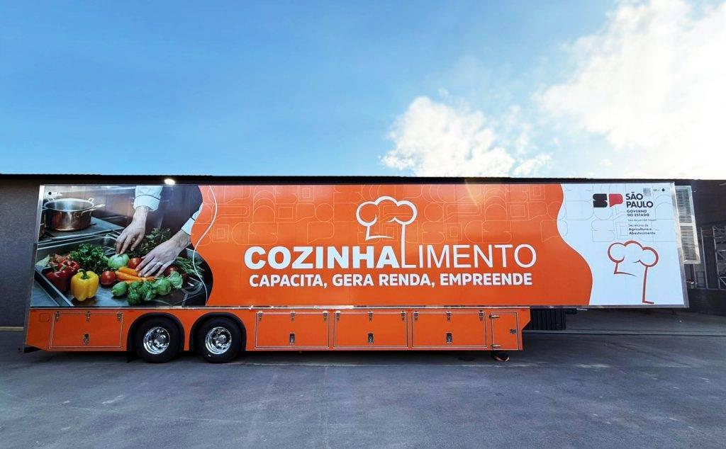 SP lança Carreta do Cozinhalimento com investimento de R$ 3,3 milhões para capacitar 5 mil pessoas