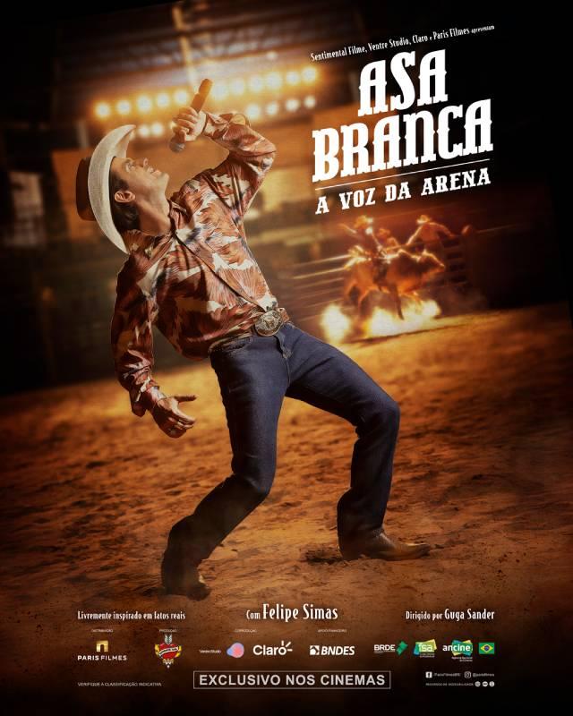 'Asa Branca - A Voz da Arena', com Felipe Simas, chega nesta semana aos cinemas