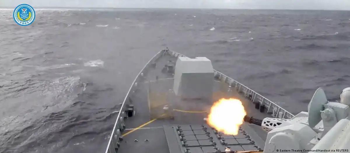 China simula bloqueio de Taiwan em megaexercício militar