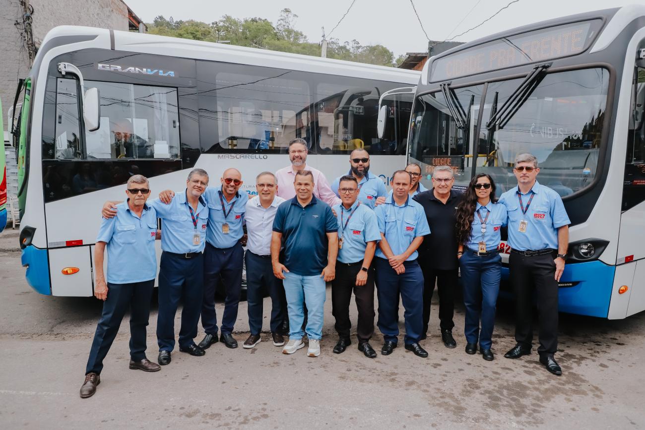 Com entrega de 10 novos ônibus, São Bernardo atinge 86% da meta anual de modernização da frota