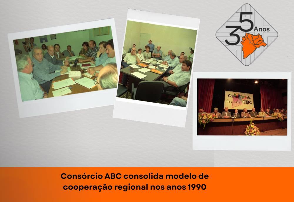 Consórcio ABC consolida modelo de cooperação regional nos anos 1990