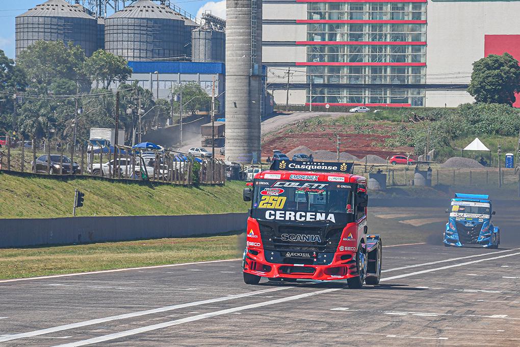 Diego Collet leva susto, mas faz na pole da F-Truck em Cascavel
