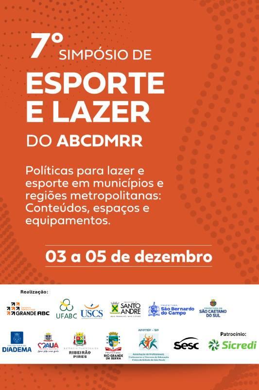 Grande ABC promove Simpósio de Esporte e Lazer