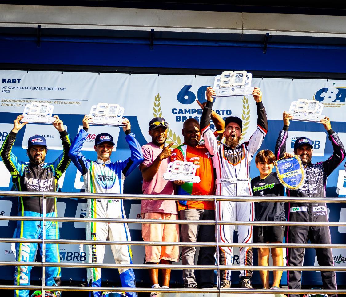 Kartódromo San Marino celebra dois títulos nacionais e pódios no 60º Campeonato Brasileiro de Kart