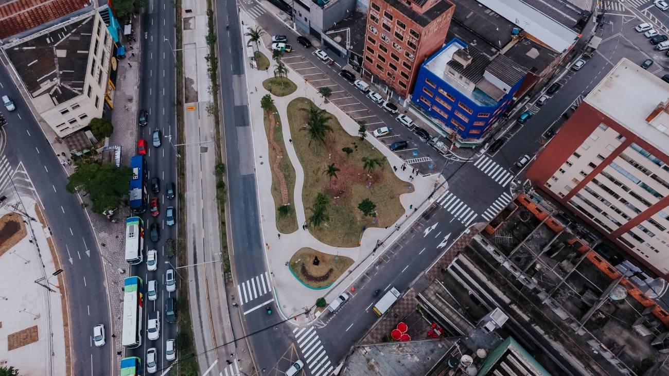 Revitalização da Praça Brasilitália, em São Bernardo, enaltece legado da imigração
