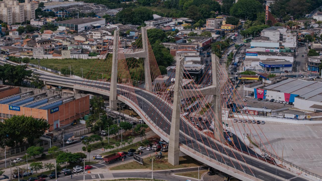 Vistoria final na Ponte Estaiada de São Bernardo coloca contagem regressiva para inauguração