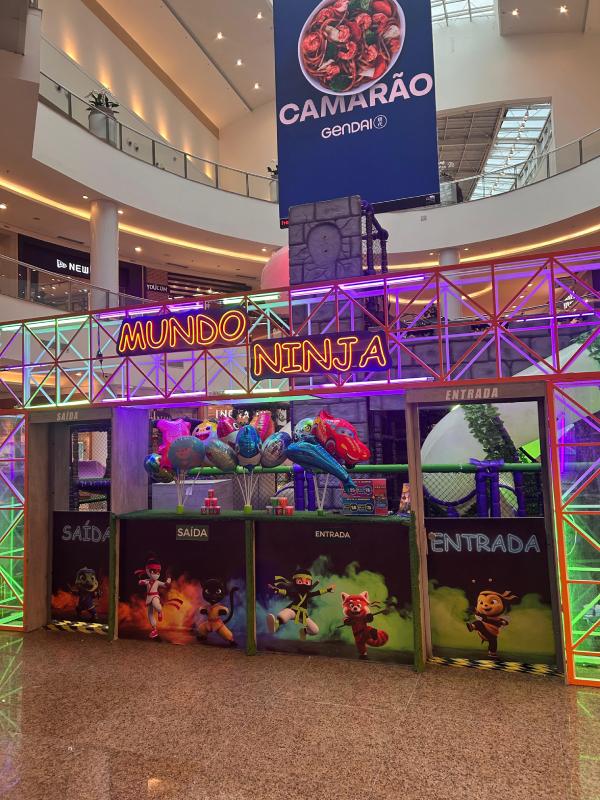 Inédito: Mundo Ninja chega ao São Bernardo Plaza com circuito infantil divertido e interativo
