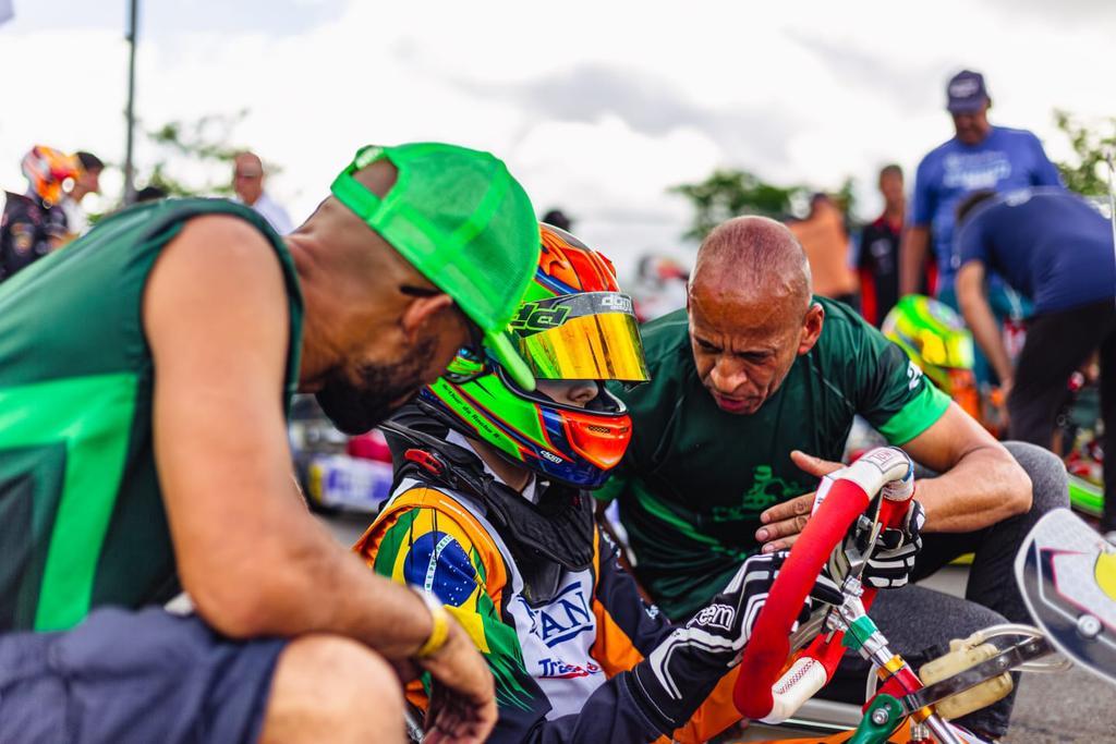 Arthur da Rocha estreou na Car Racing com pódio na abertura da Copa São Paulo Light de Kart em Interlagos