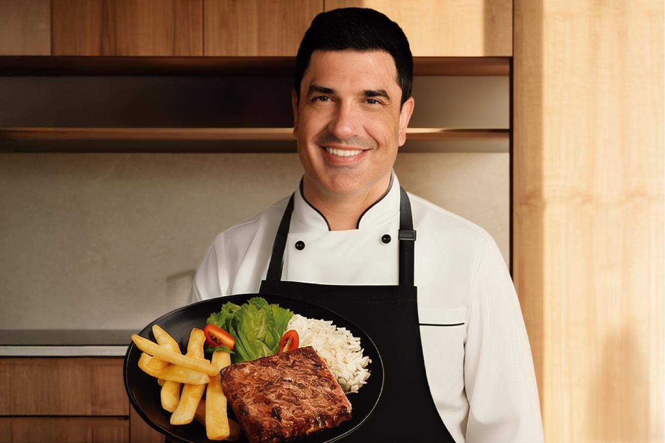 Com Edu Guedes, VPJ Alimentos ressignifica o consumo do hambúrguer, que agora pode ser servido à mesa, com garfo e faca