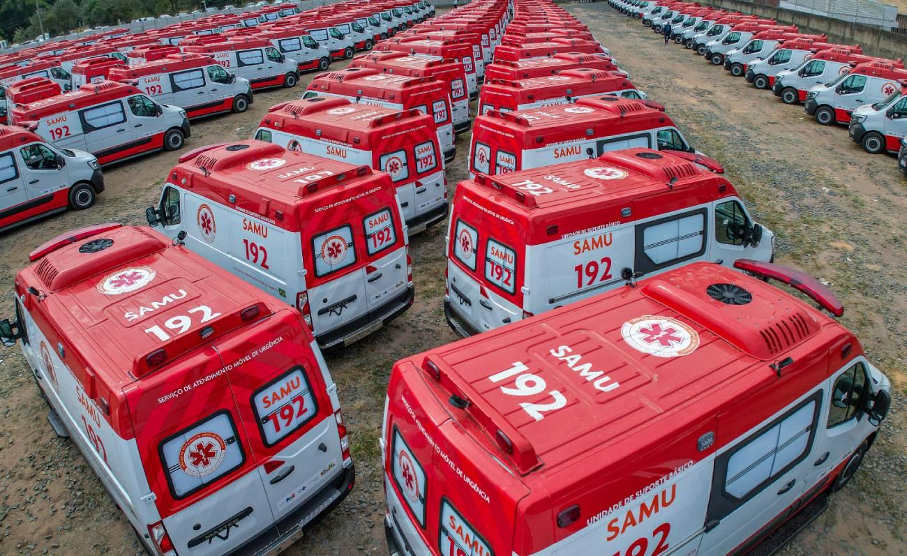 Consórcio ABC articula entrega de 34 ambulâncias do Samu na região