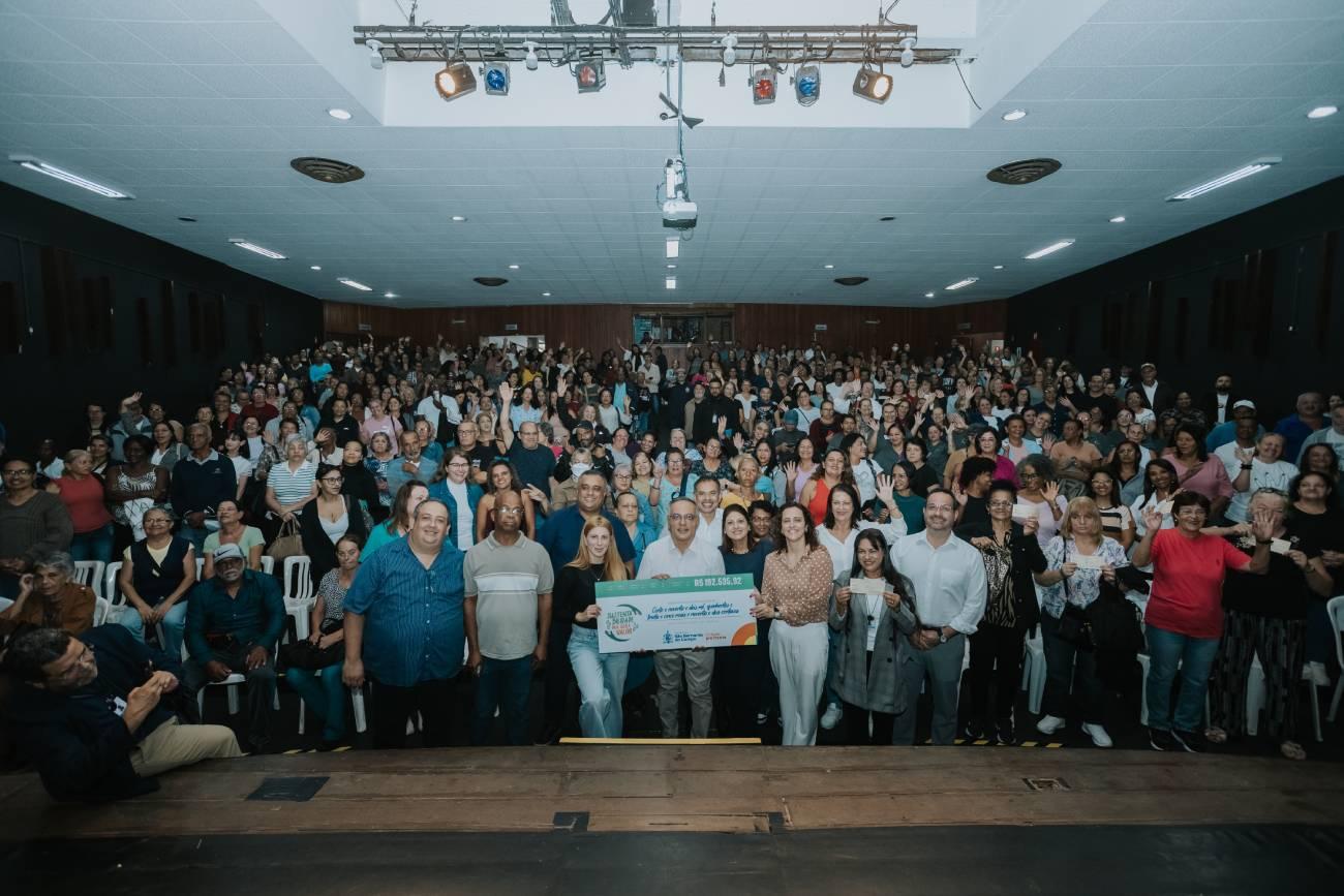 Economia com ações pela sustentabilidade gera bônus para servidores da copa e da limpeza em São Bernardo