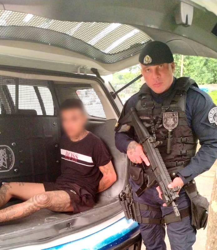 Em ação preventiva, Romu de São Bernardo recaptura procurado da Justiça e prende suspeito por porte ilegal de arma