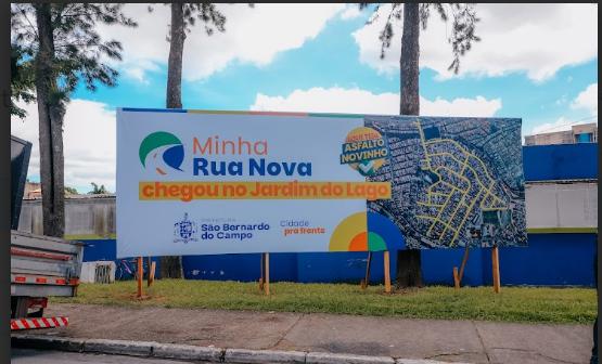 Em São Bernardo, Jardim do Lago terá 17 ruas recapeadas pelo Programa Minha Rua Nova