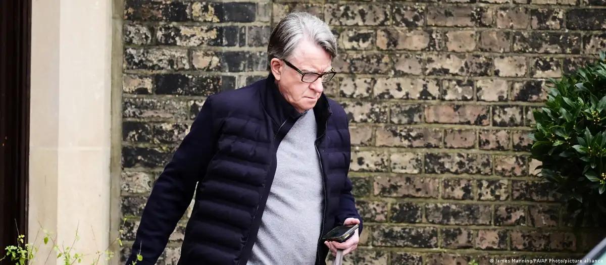 Ex-ministro britânico detido em investigação do caso Epstein