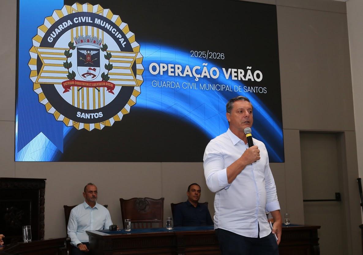 Guarda Municipal de Santos atende mais de 900 ocorrências e recebe homenagem por atuação na Operação Verão