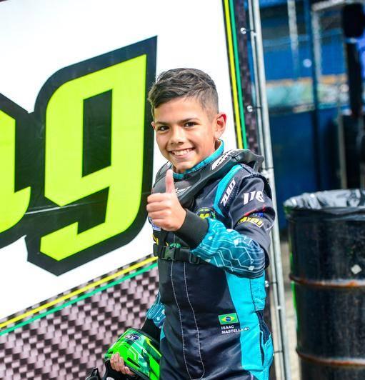 Isaac Mastella mostrou bela evolução na abertura da Copa São Paulo Light de Kart