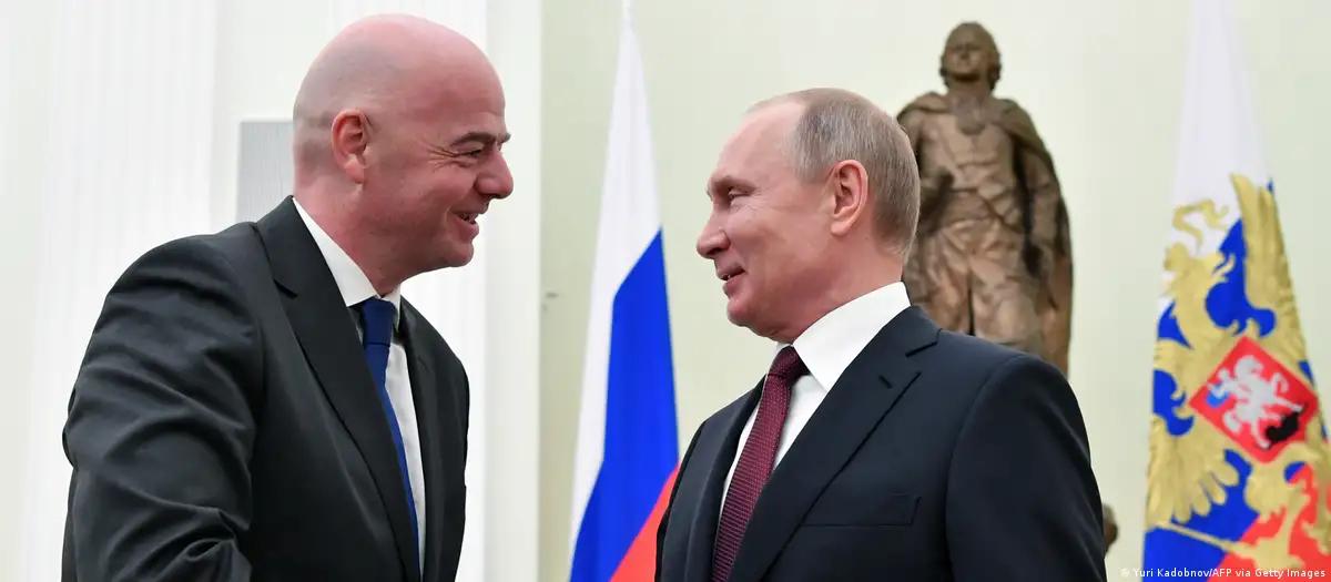 Presidente da Fifa pede a volta da Rússia ao futebol mundial