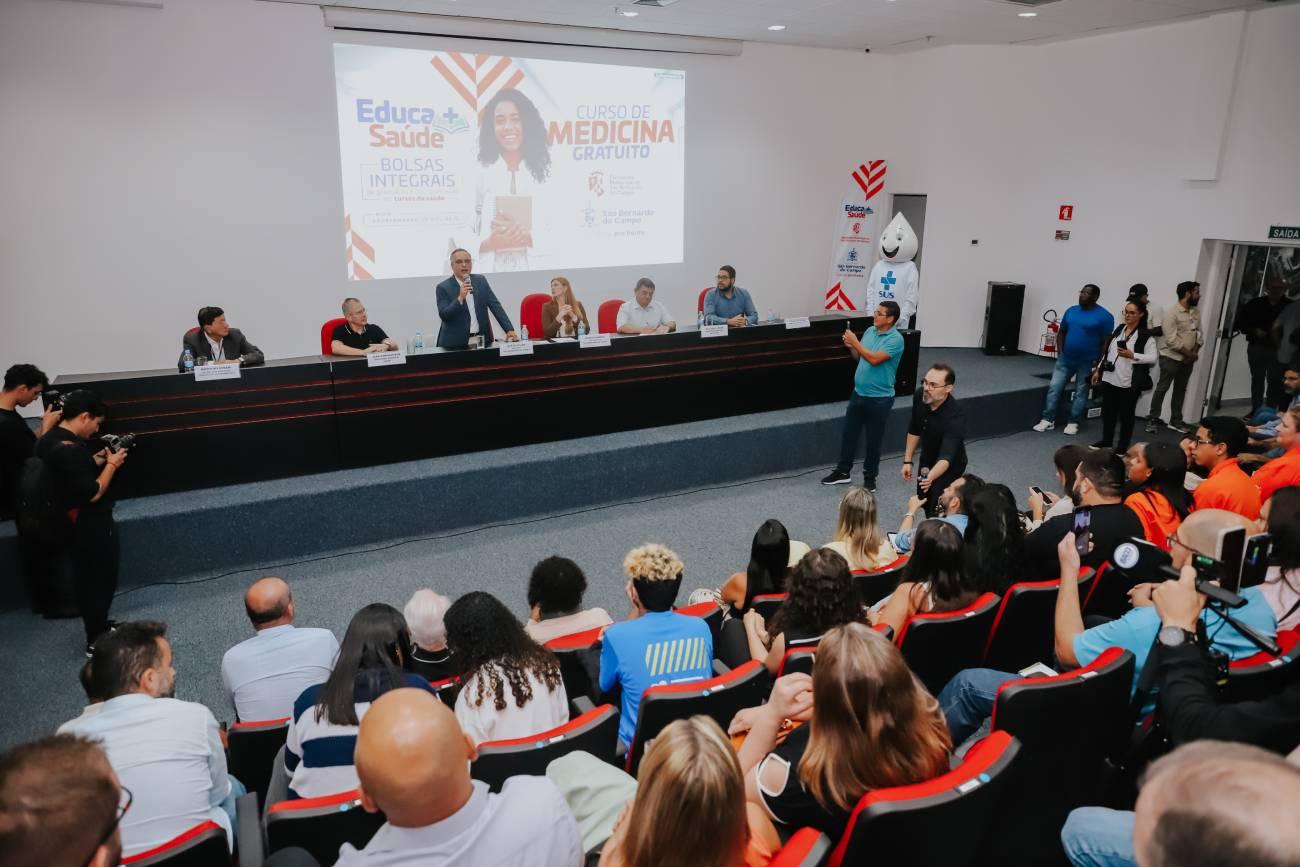 São Bernardo lança edital para vagas remanescentes do Programa Educa Mais Saúde