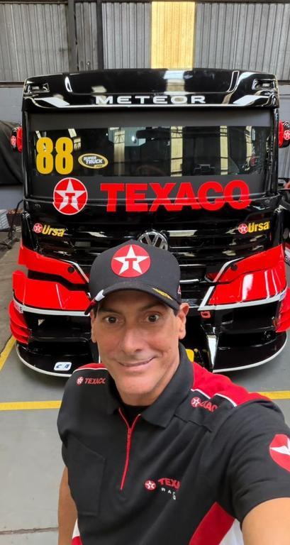 Texaco revela layout do caminhão de Beto Monteiro para a temporada 2026 da Copa Truck